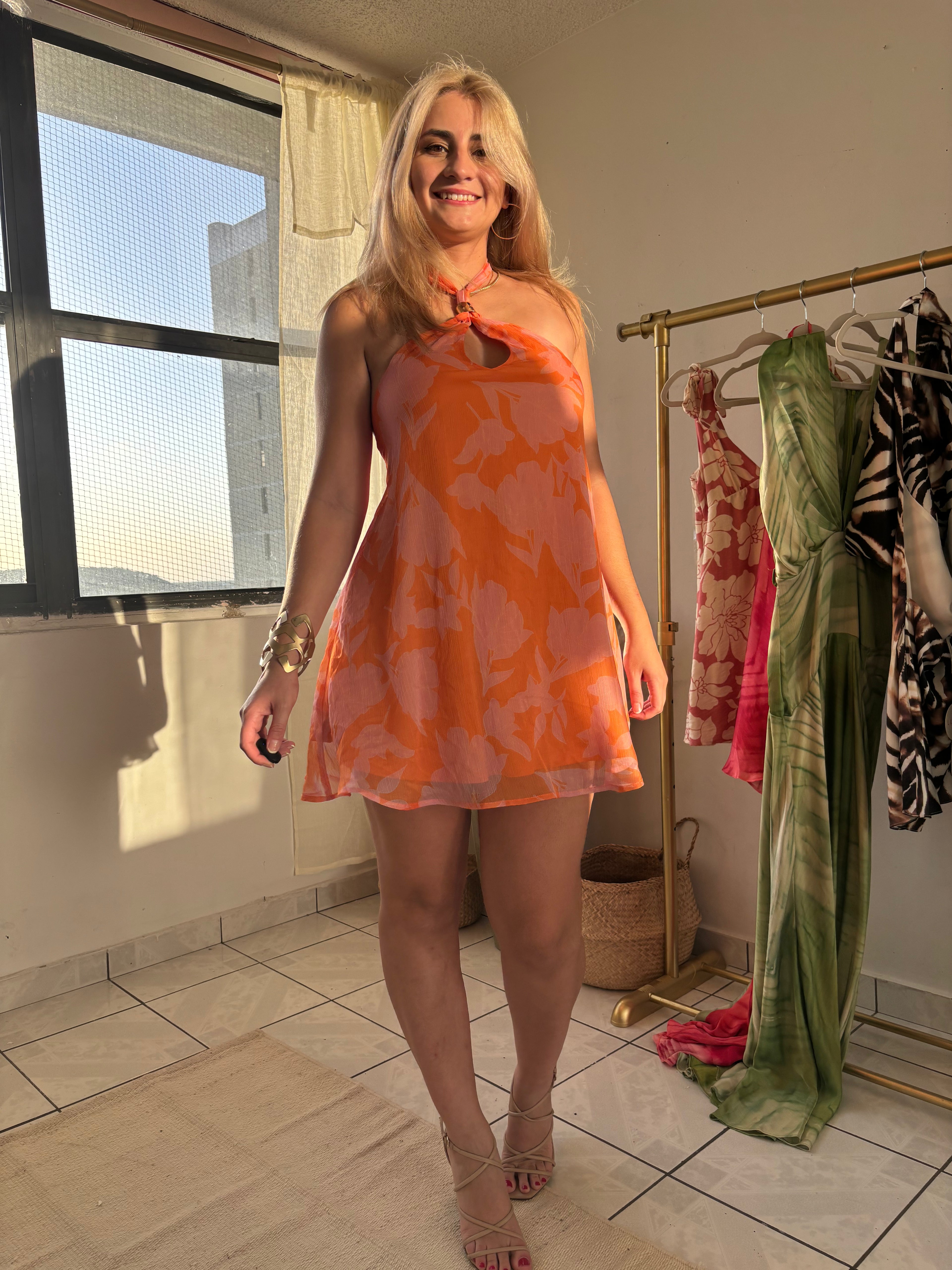 Traje Mango Rosa